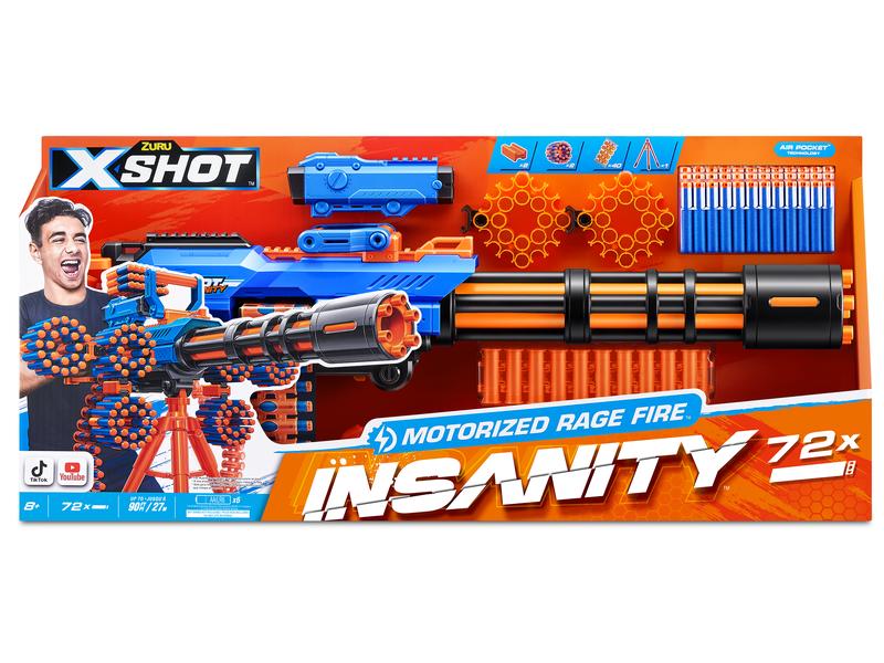 X-Shot X-Shot Insanity Motorized Rage Fire Batteriebetriebener Blaster