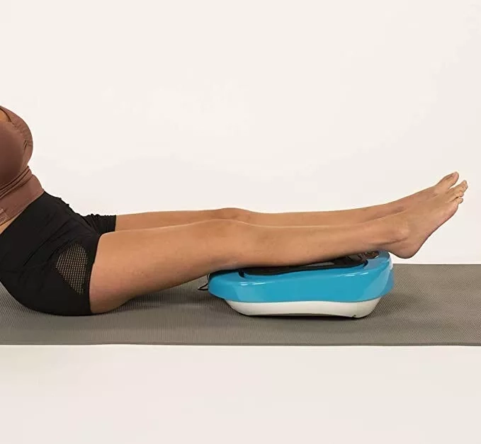 Leg Action Fuss Massagegerät Shiatsu Vibrationsplatte für Füsse / Beine - Blau