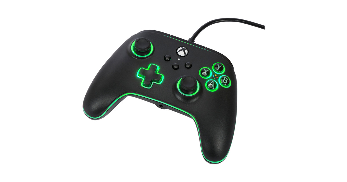 PowerAXbox Advantage Wired Controller  (Zwart, Xbox Series X|S, Xbox One, Windows)