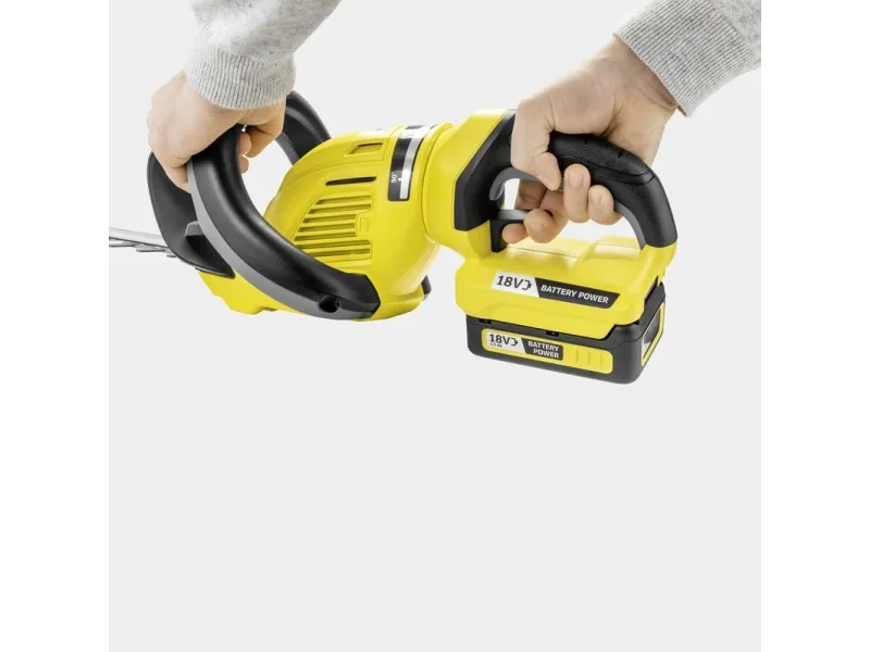 Kärcher HGE 18-50 - Hæktrimmer - ledningfri - 18 V - 2.5 Ah - 50 cm - tandmellemrum: 22 mm - 2.9 kg