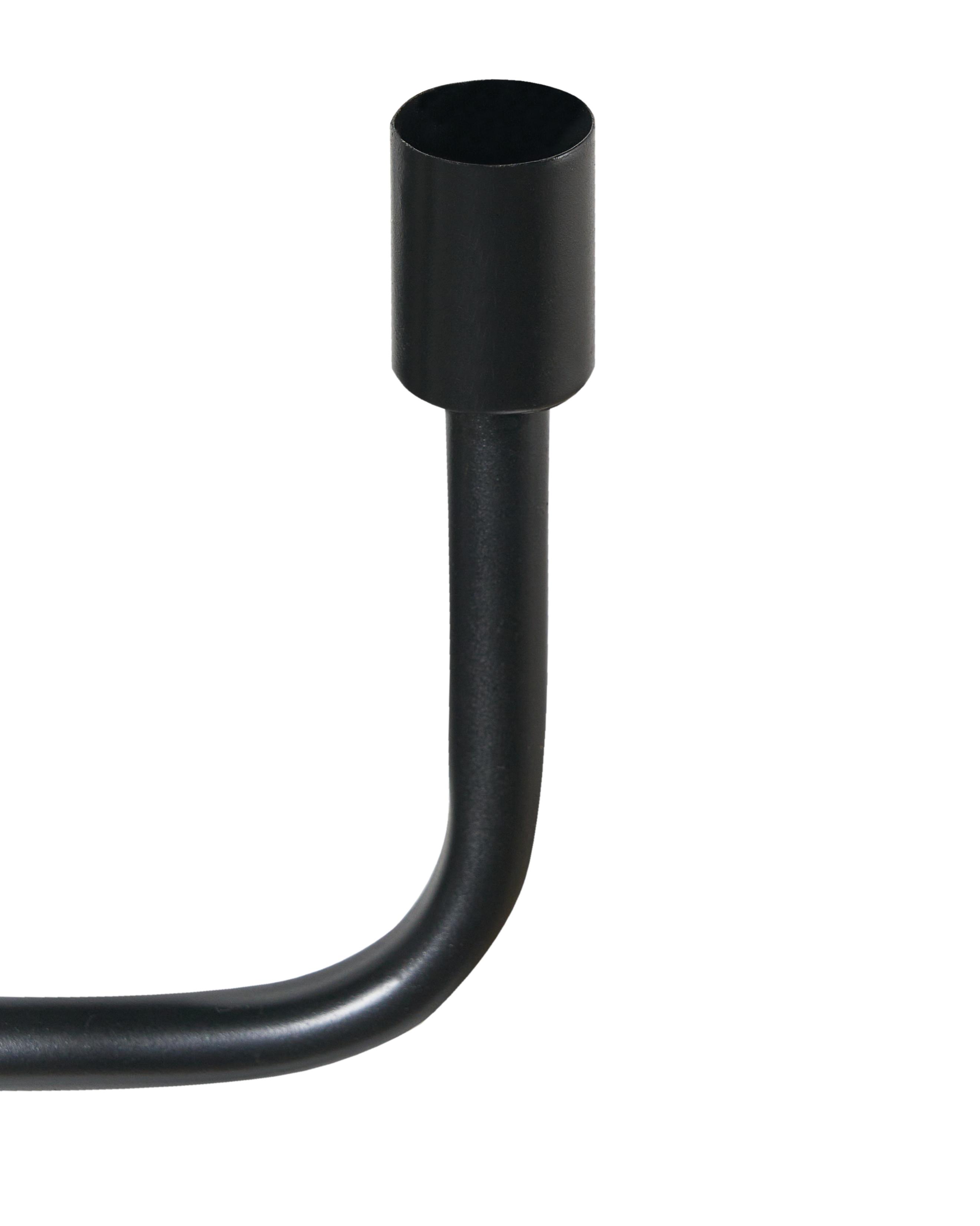 Kaarshouder PORRTELA Metaal 50 cm Zwart