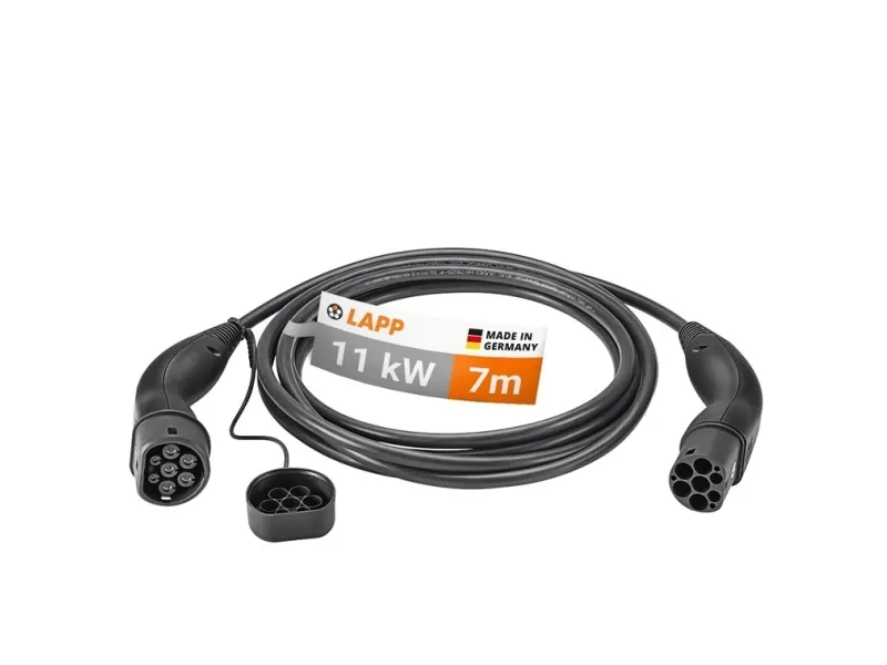 Lapp Mobility Type 2 Ladekabel til elbil 11 kW - 7 Meter