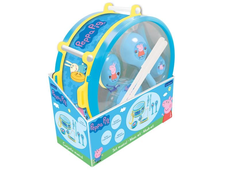 Lexibook Musikinstrument Peppa Wutz 7-teiliges Musikset Spielzeuginstrumente für Kinder