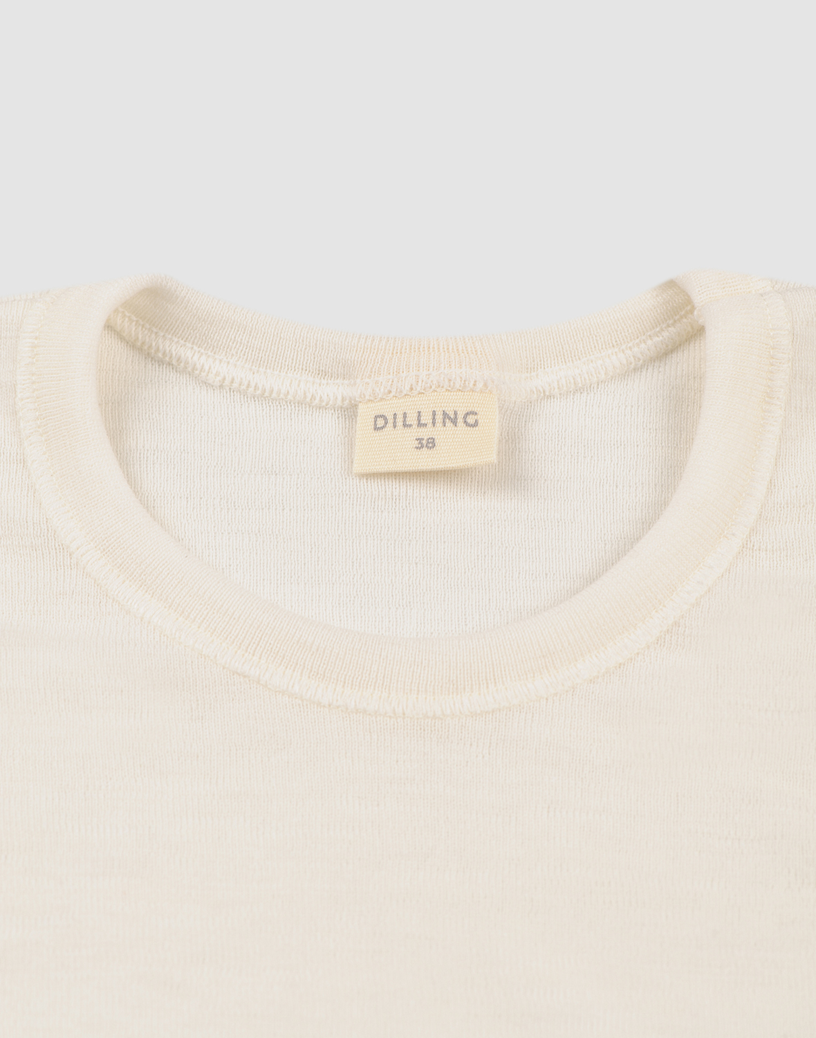 T-shirt van merinowol voor dames in Zwart