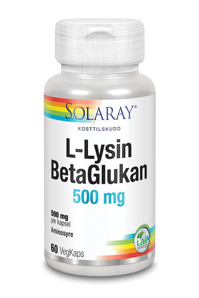 Solaray L-Lysin og Betaglukan
