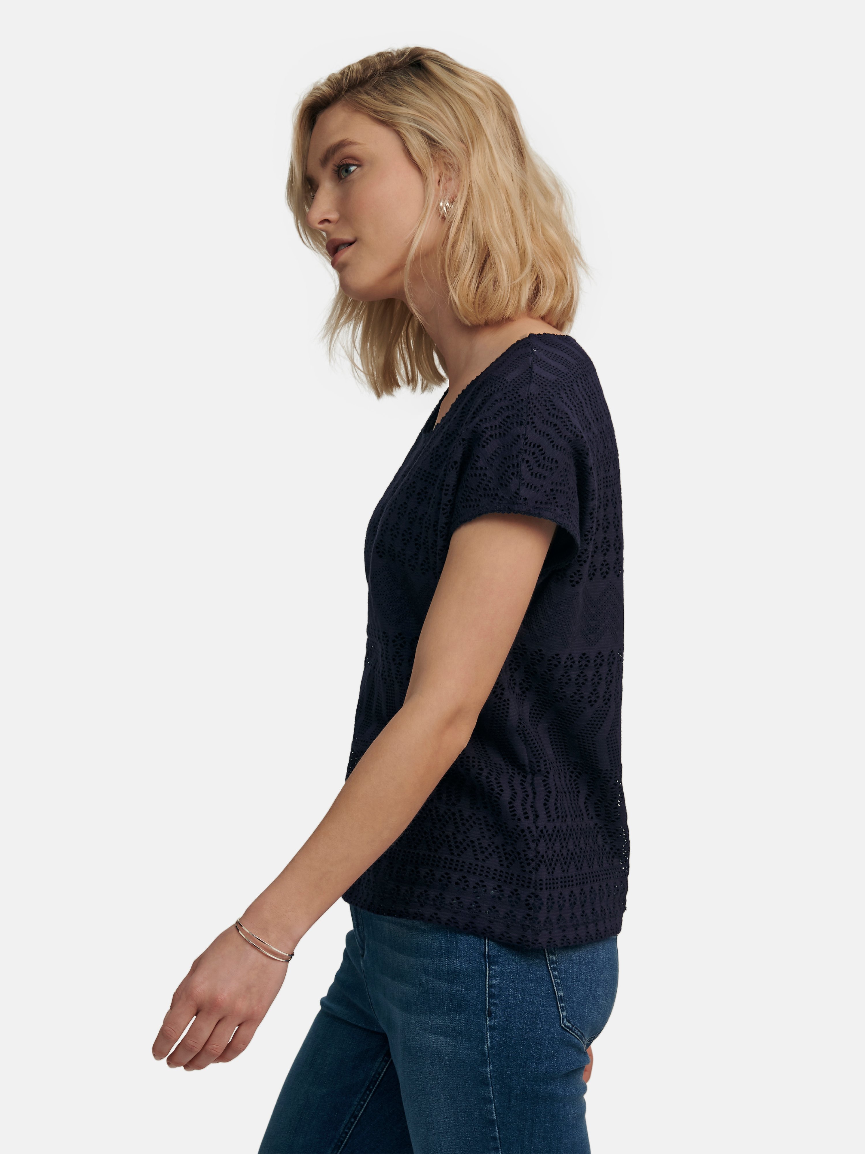 Rundhals-Shirt