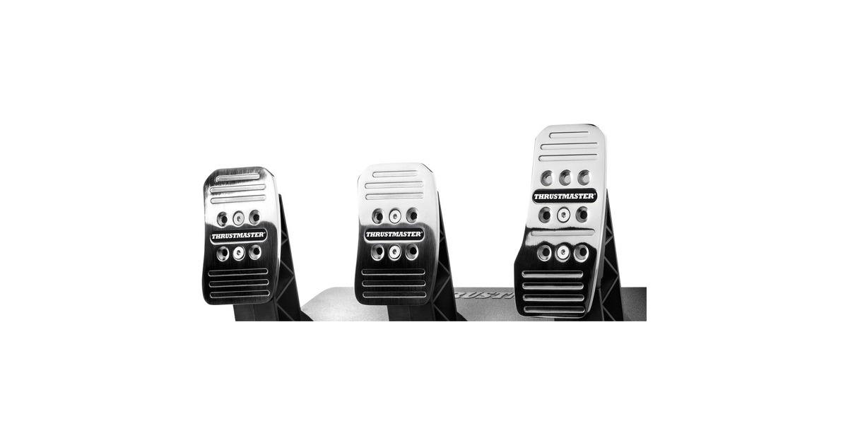 ThrustmasterT3PA ADD-ON pedalen  (Zwart/chroom, Pc, PlayStation 3, PlayStation 4, Xbox One, Tweedekans)