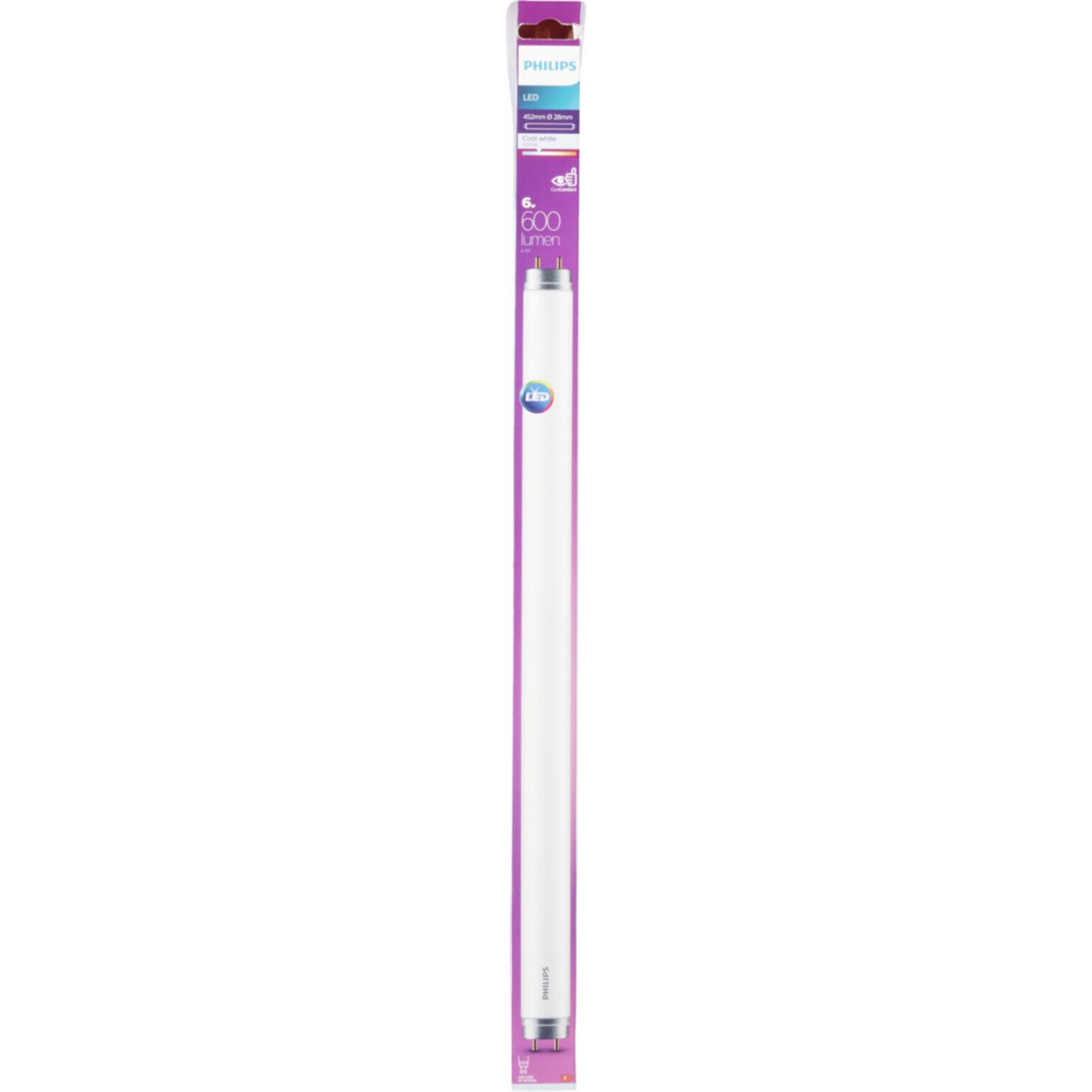 Philips LED-Röhre 452mm 6W G13 600 Lumen neutralweiss (4000K)