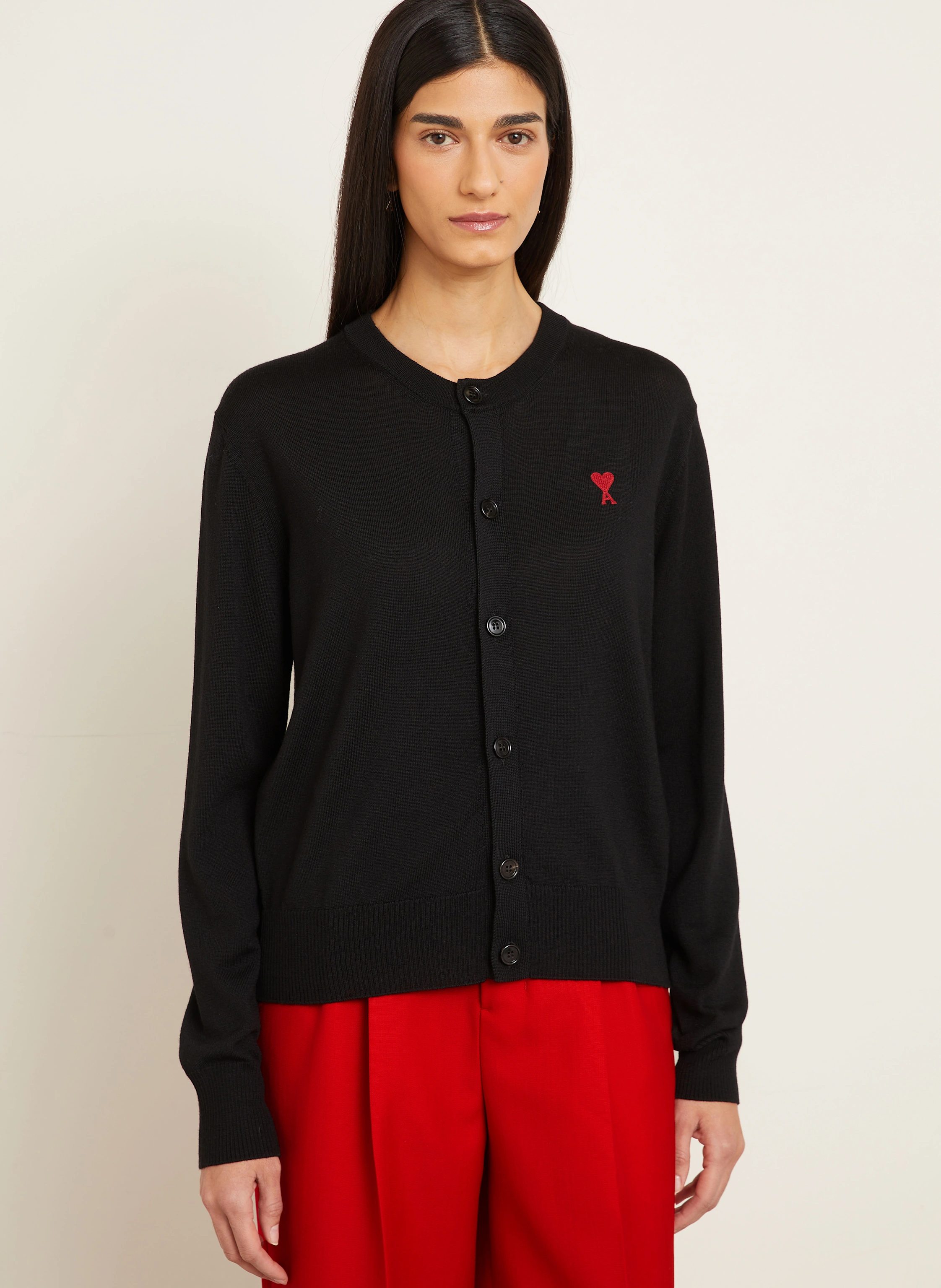 AMI PARIS Strickjacke aus Merinowolle