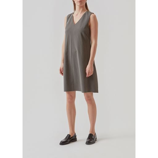 Modström AbrahamMD Kjole, Grey Pinstripe, S