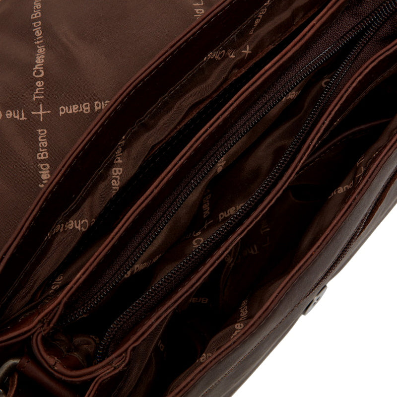 Chesterfield Brand Tustin Schoudertas Brown