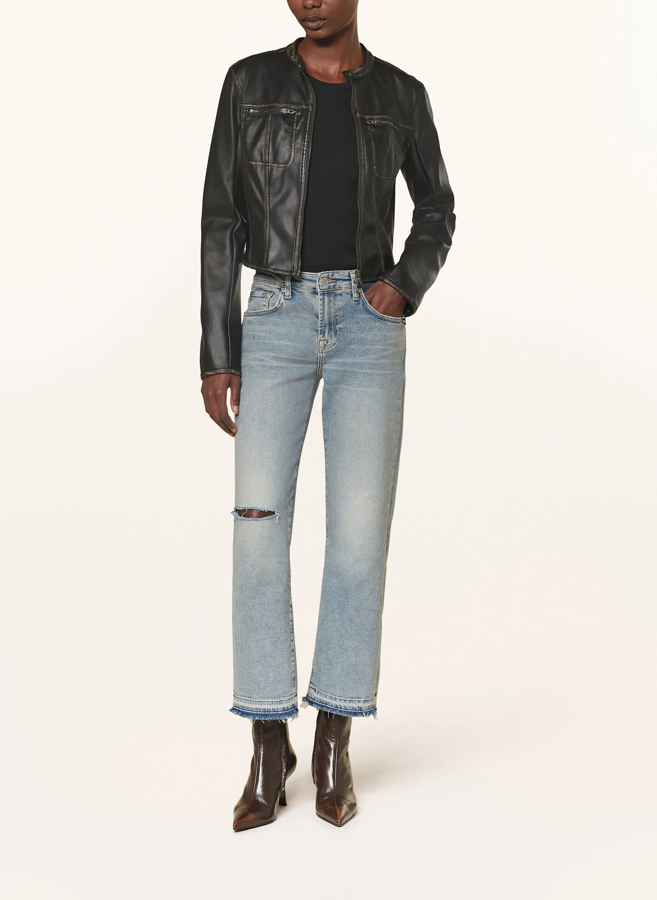 7 for all mankind Straight Jeans CALIE