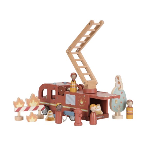 Little Dutch Brandweerwagen Met Pegdolls