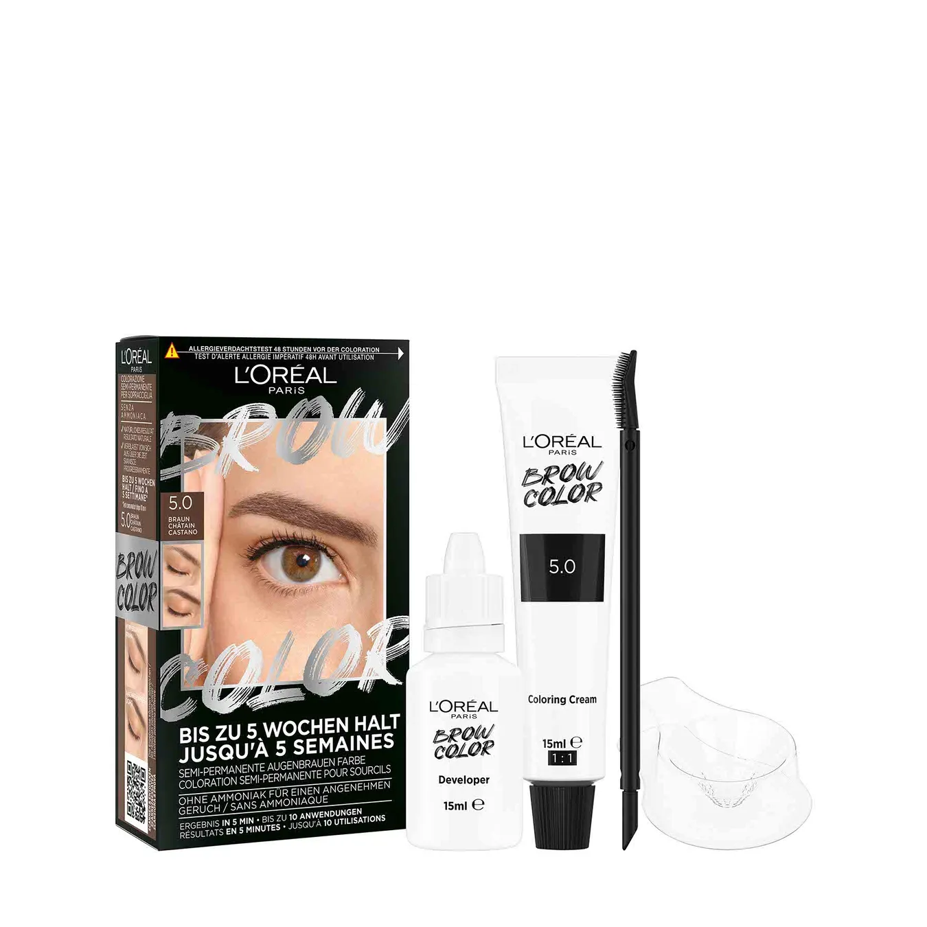 L'ORÉAL PARIS Brow Color Augenbrauenfarbe1.0 Schwarz