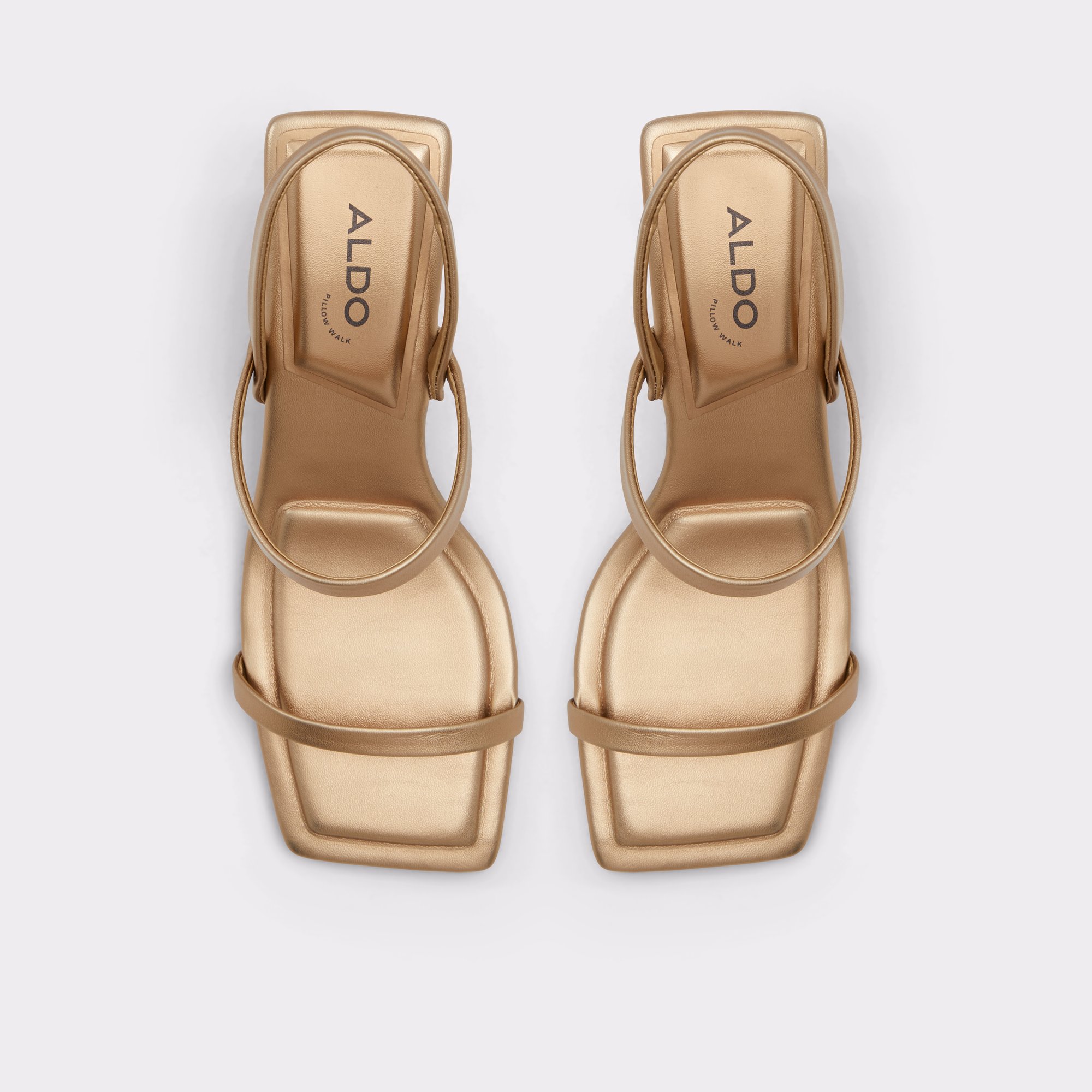 Lokurr Gold Women Heeled sandals