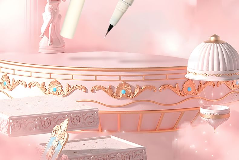 COLORROSE - Opvallende, tweezijdige Aegyo-Sal-pen met sterrenprint - 3 kleuren