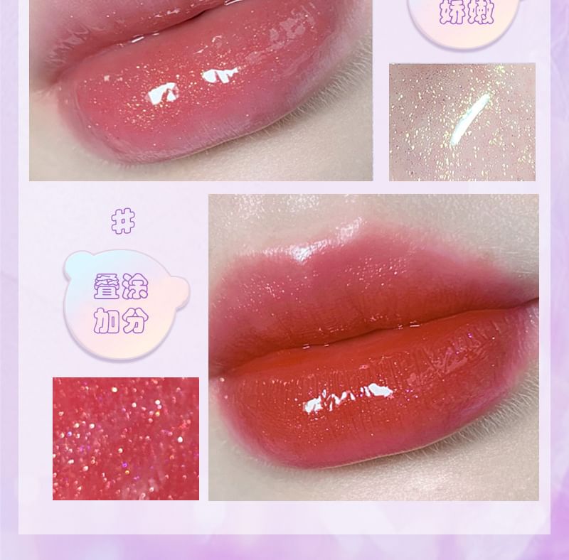 Heng Fang - Briljante, Verfraaide Lipgloss - 6 Kleuren