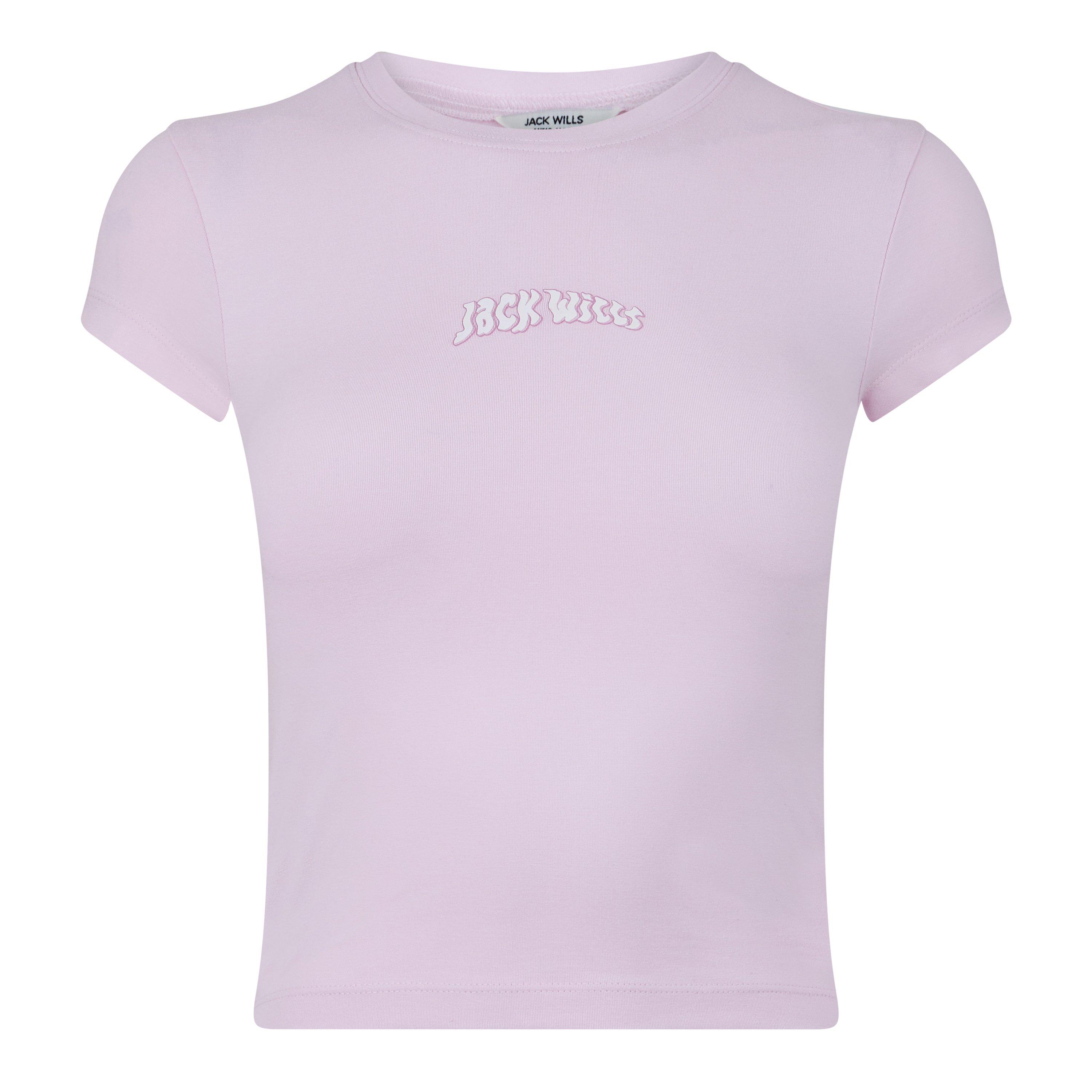 Jack Wills Graphic Cap Sleeved T Shirt