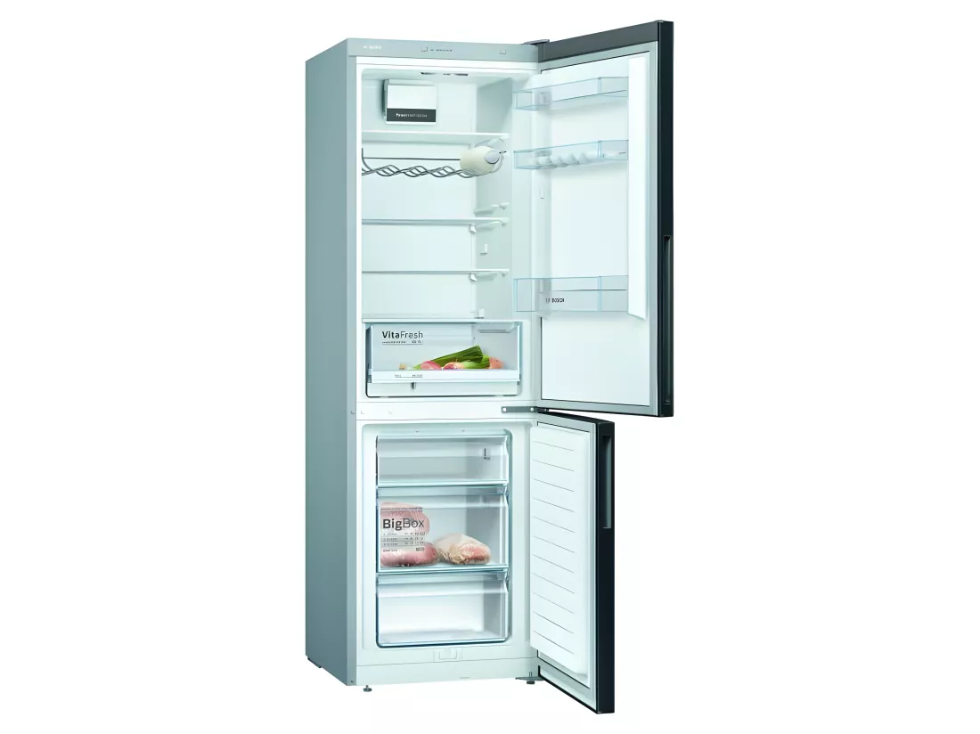 Réfrigérateurs combinés 214L Froid Brassé BOSCH 60cm E, KGV36VBEAS