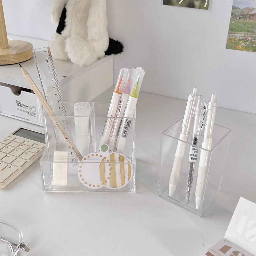 Yogow - Transparante acryl bureau-organizer (verschillende ontwerpen)