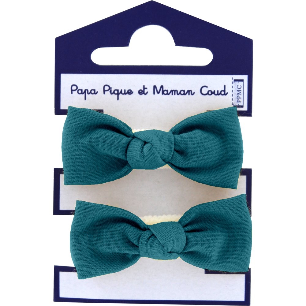 Mousse Petit Noeud Bleu Vert