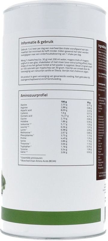 Mattisson - Zeewier Eiwit SuperShake 80% - Vanille - 500 g