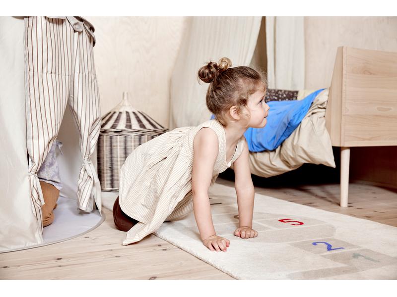 OYOY Spielzelt Zirkus 124 cm, Braun Zelt zum Spielen
