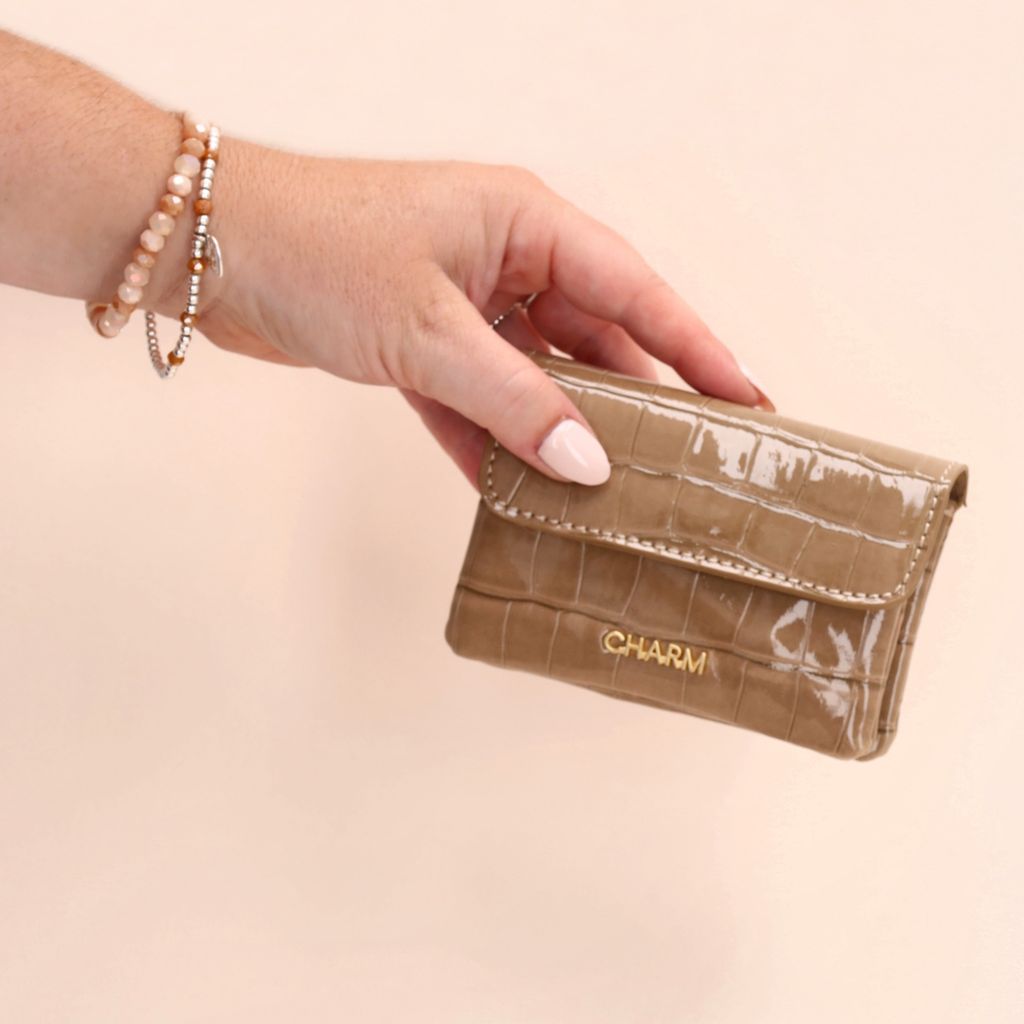 Charm London Knightsbridge Portemonnee Taupe