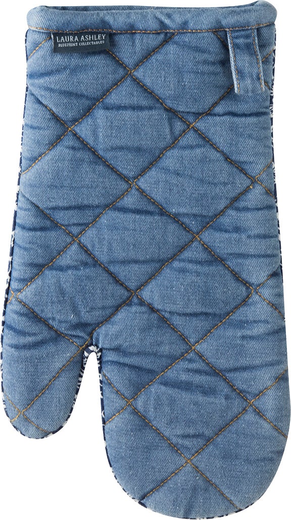 Laura Ashley ovenwant Alyssa blauw 18 x 33 cm