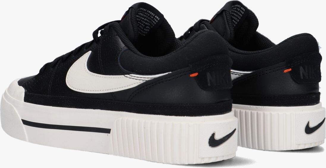 NIKE zwarte nike lage sneakers court legacy lift
