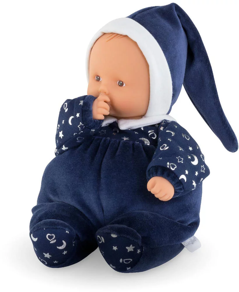 DOUDOU - BABIPOUCE NUIT ETOILEE -  MON DOUDOU  COROLLE  - 28  CM