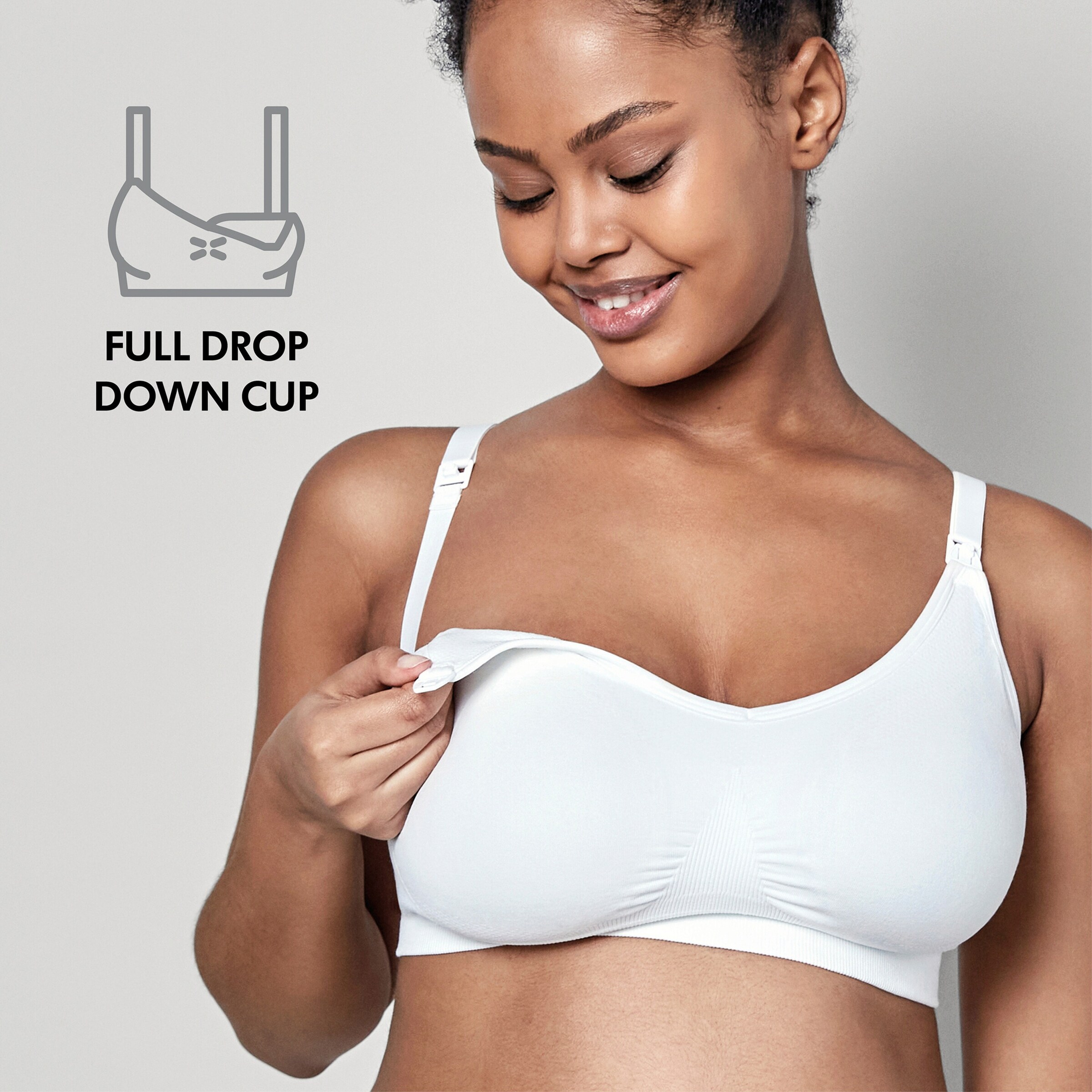 Medela Umstands- und Still-BH Ultra Keep Cool gefütterte Cups weiß