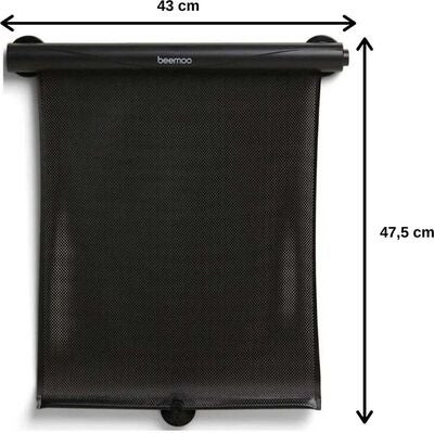 Beemoo Roller Shade Solbeskyttelser, Svart