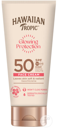 Hawaiian Tropic Crème Visage Glowing Protect IP50 Tube 50ml