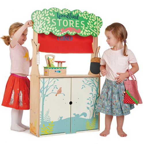 Tender leaf toys poppenkast en winkeltje
