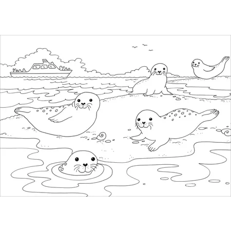 Tessloff Metallic-Sticker Malbuch. Am Meer
