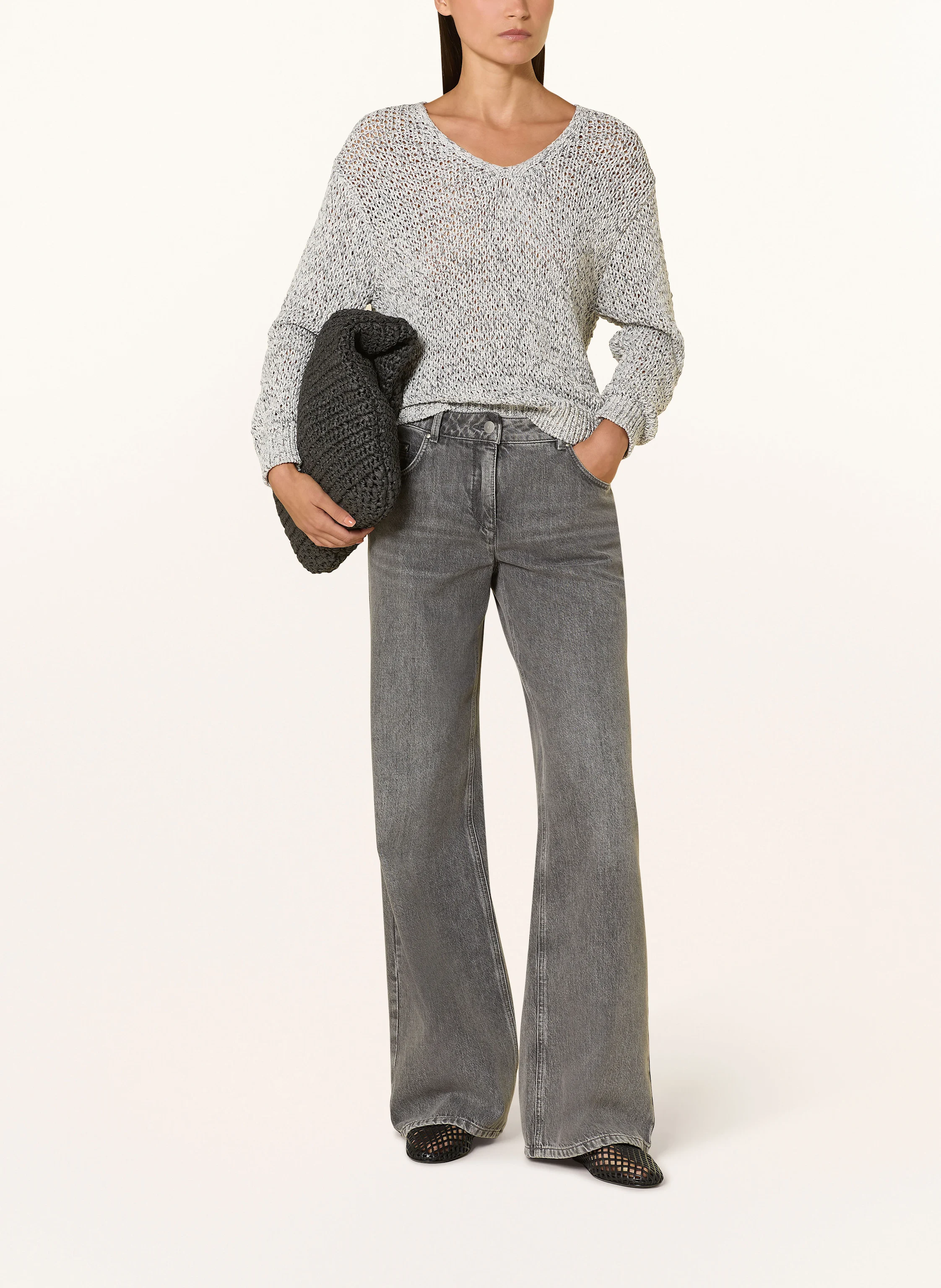 LUISA CERANO Pullover mit Glitzergarn