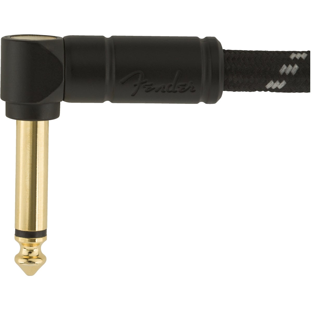 Fender Deluxe Cables instrumentkabel 7.5m zwart recht+haaks