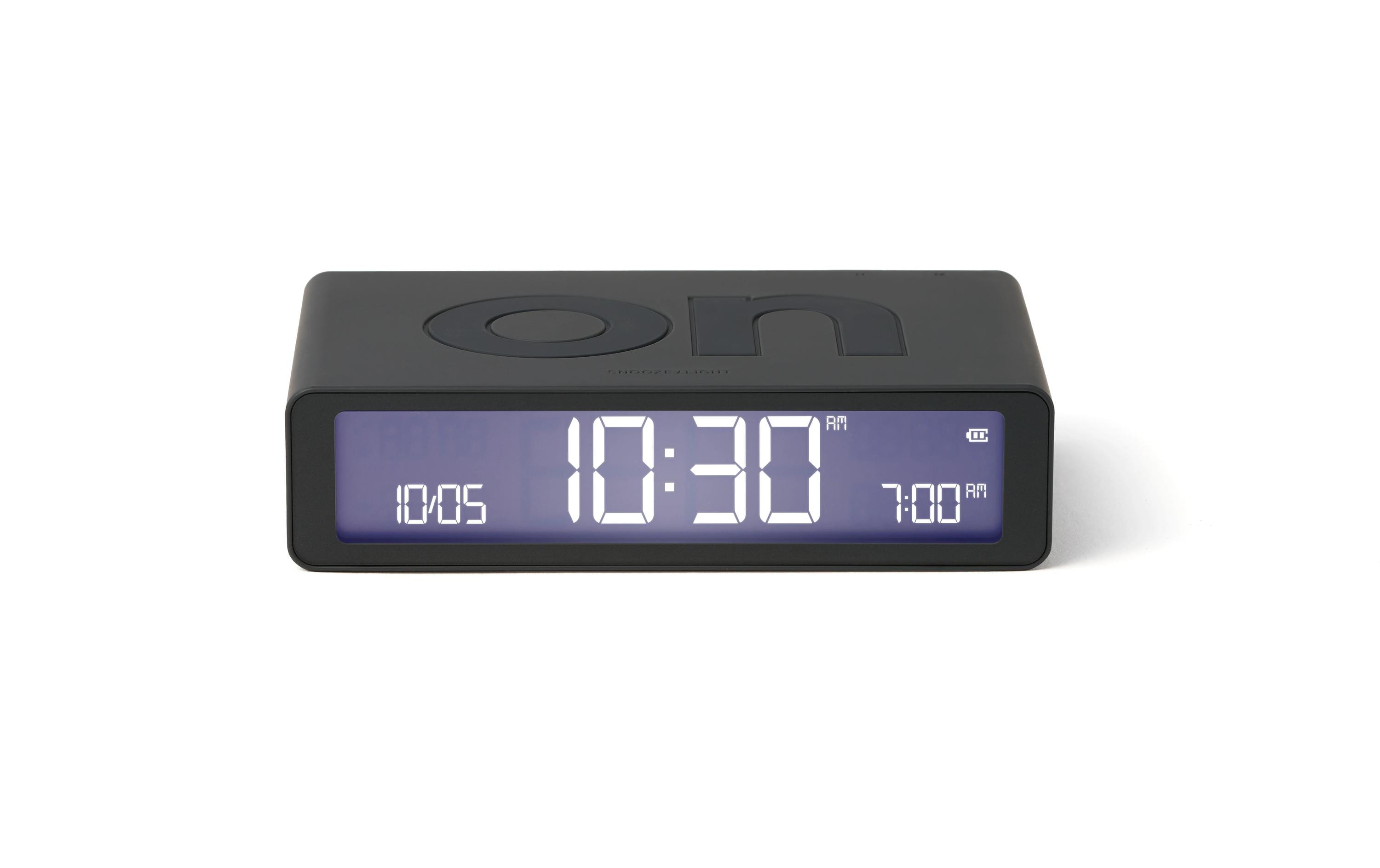 Digitalwecker Flip Classic DunkelgrauLCD-Wecker