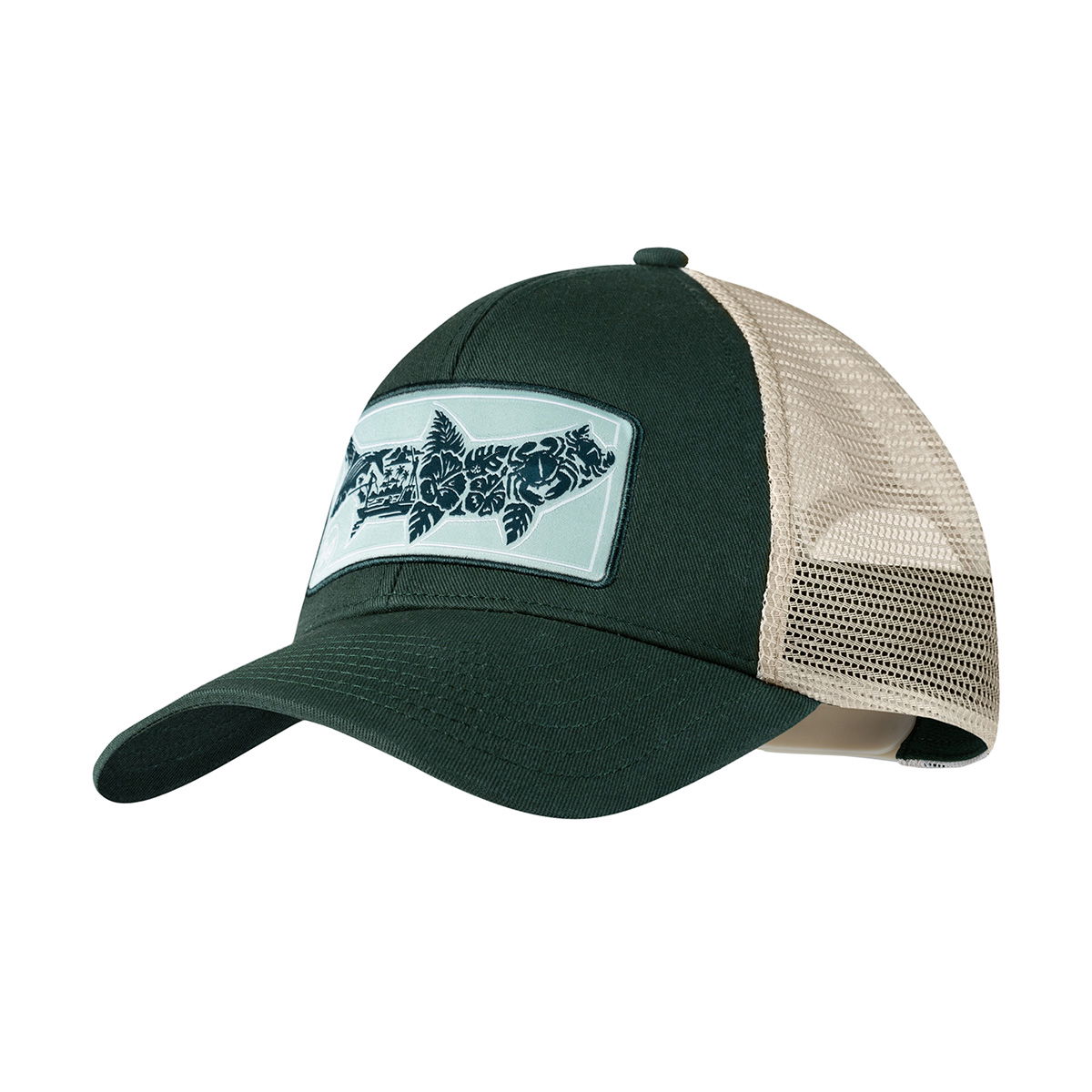 Buff Explore Trucker Cap (Lake River Khaki)