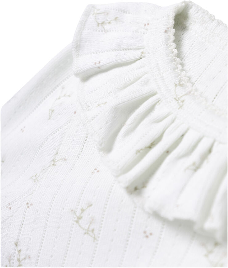 Lil' Atelier NMFRACHELLO DIA SS SLIM TOP LIL Coconut milk
