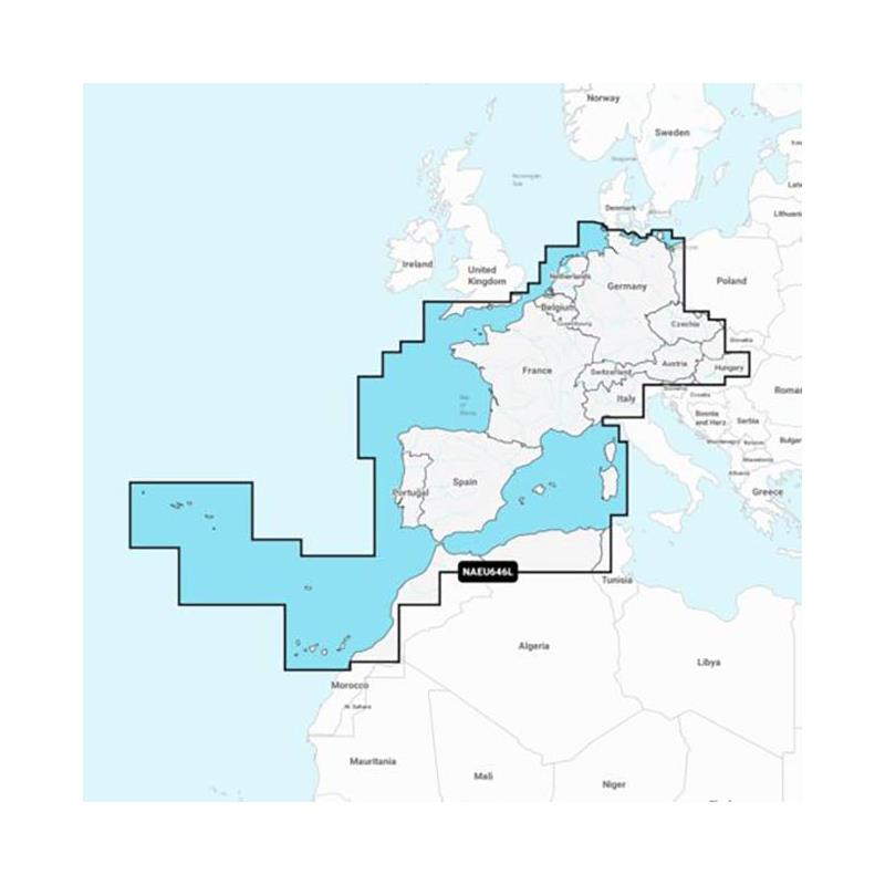 Carte Navionics + Large Sd Europe De L’Ouest Et Centrale