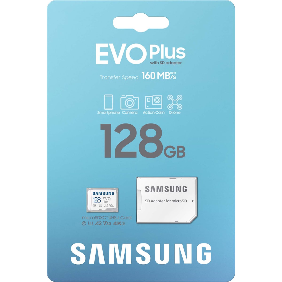 Samsung EVO Plus mikro SD-kort (128GB)