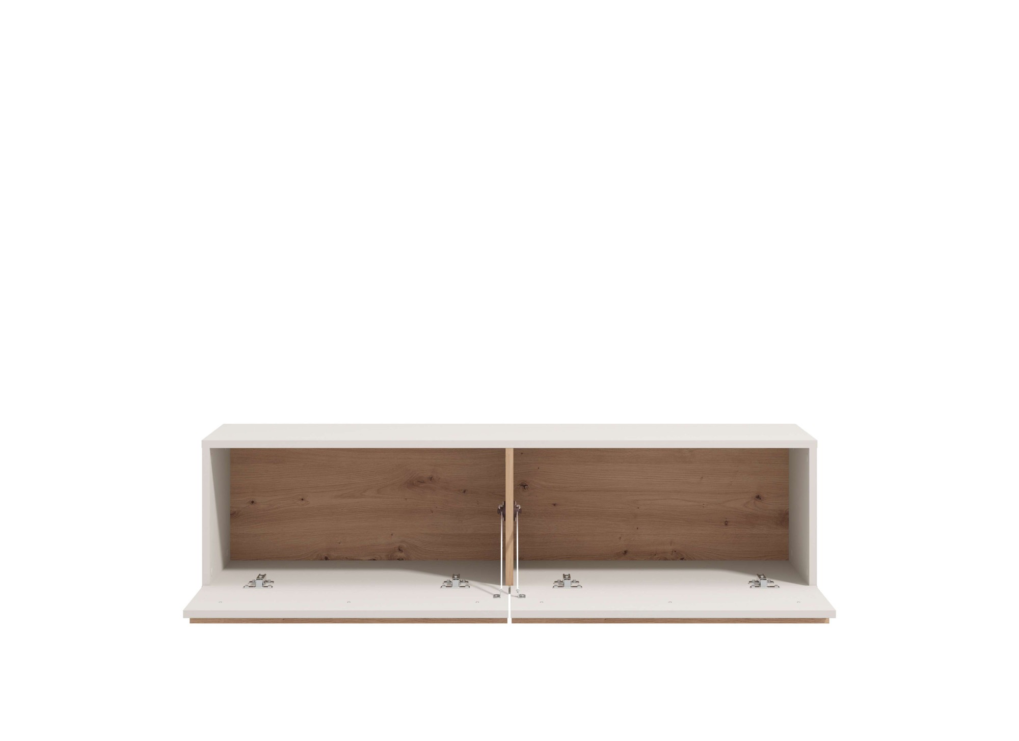 INOSIGN Lowboard »Arles TV-Kommode, Breite 128 /154/192 cm, TV-Schrank,, Wandmontage« mit geschlossenen Fächern, in Kaschmir Farbe, mit Klappentüren