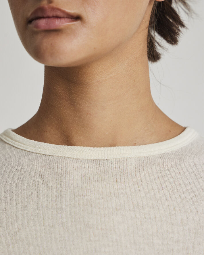 Gai&Lisva Thyra L/S Wool Top Off white