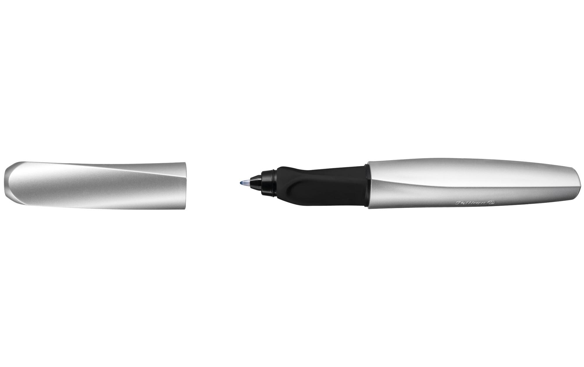 Rollerball Twist R457 Silber, Rechts/LinkshänderRoller mit löschbarer blauer Tinte