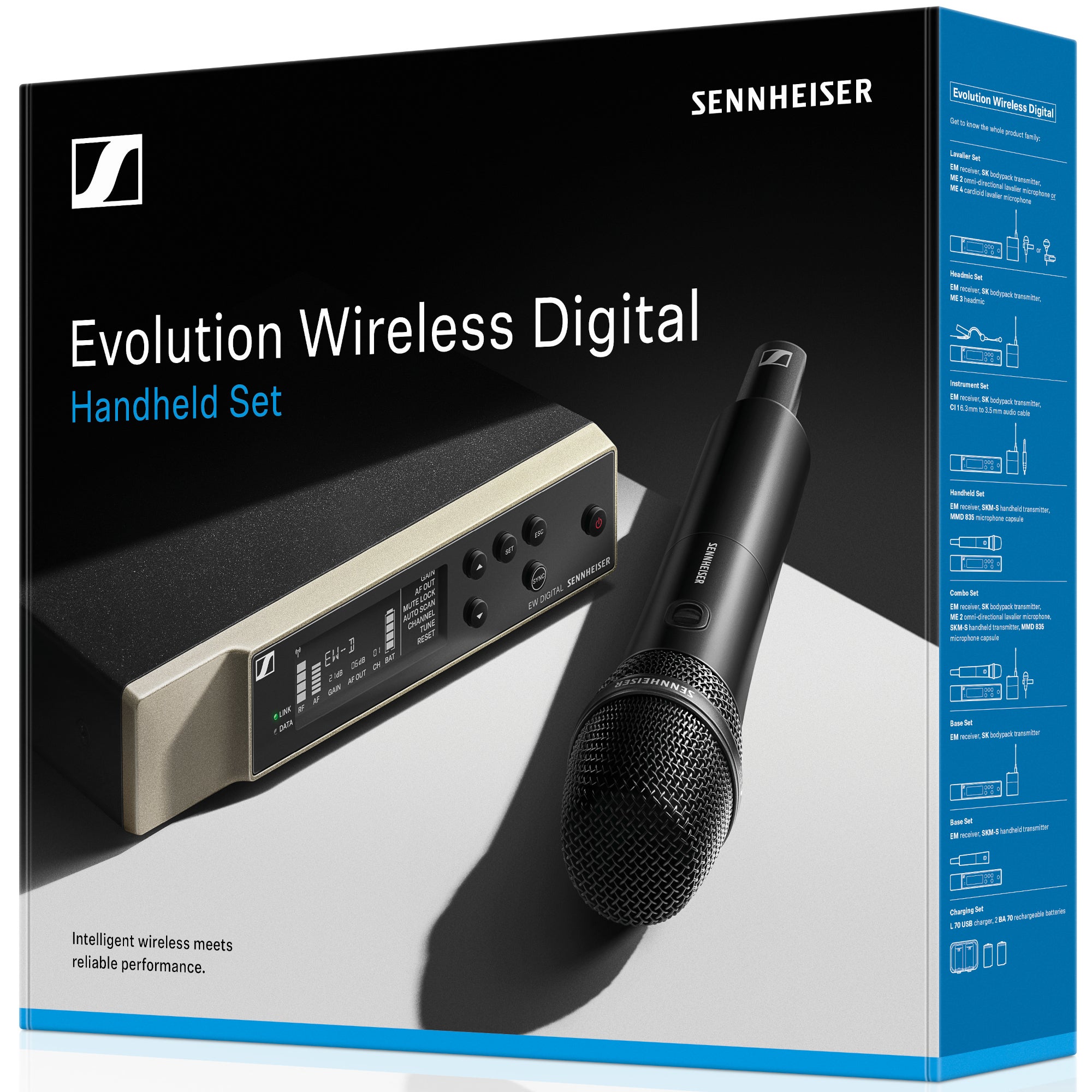 Sennheiser EW-D 835-S Set R4-9 draadloze handheld (552 - 607.8 MHz)