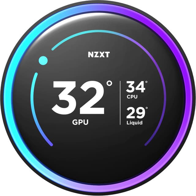 NZXT Kraken 240 Elite V2 RGB CPU-vandkøler (sort)