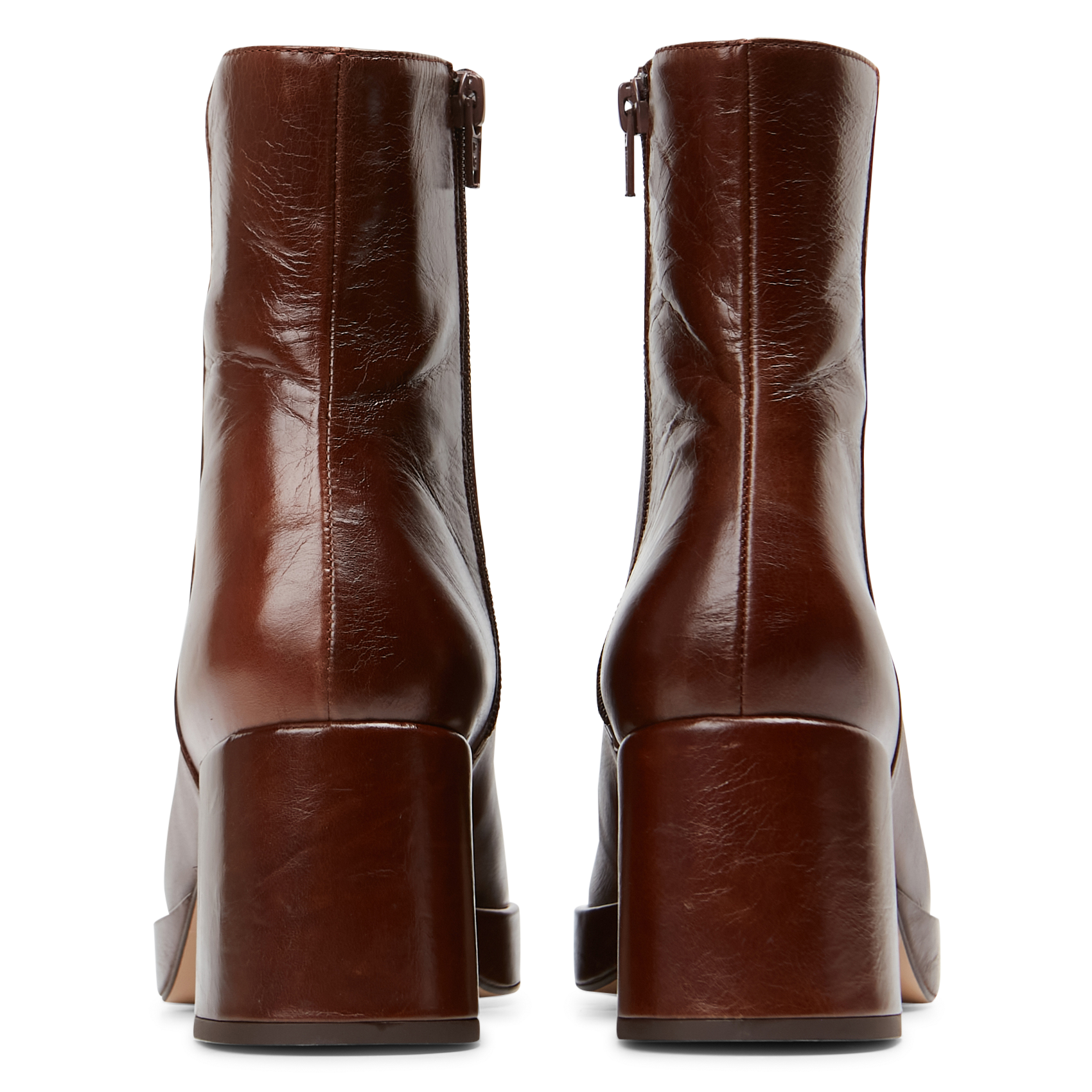 VANVES - Bottines en cuir| Marron
