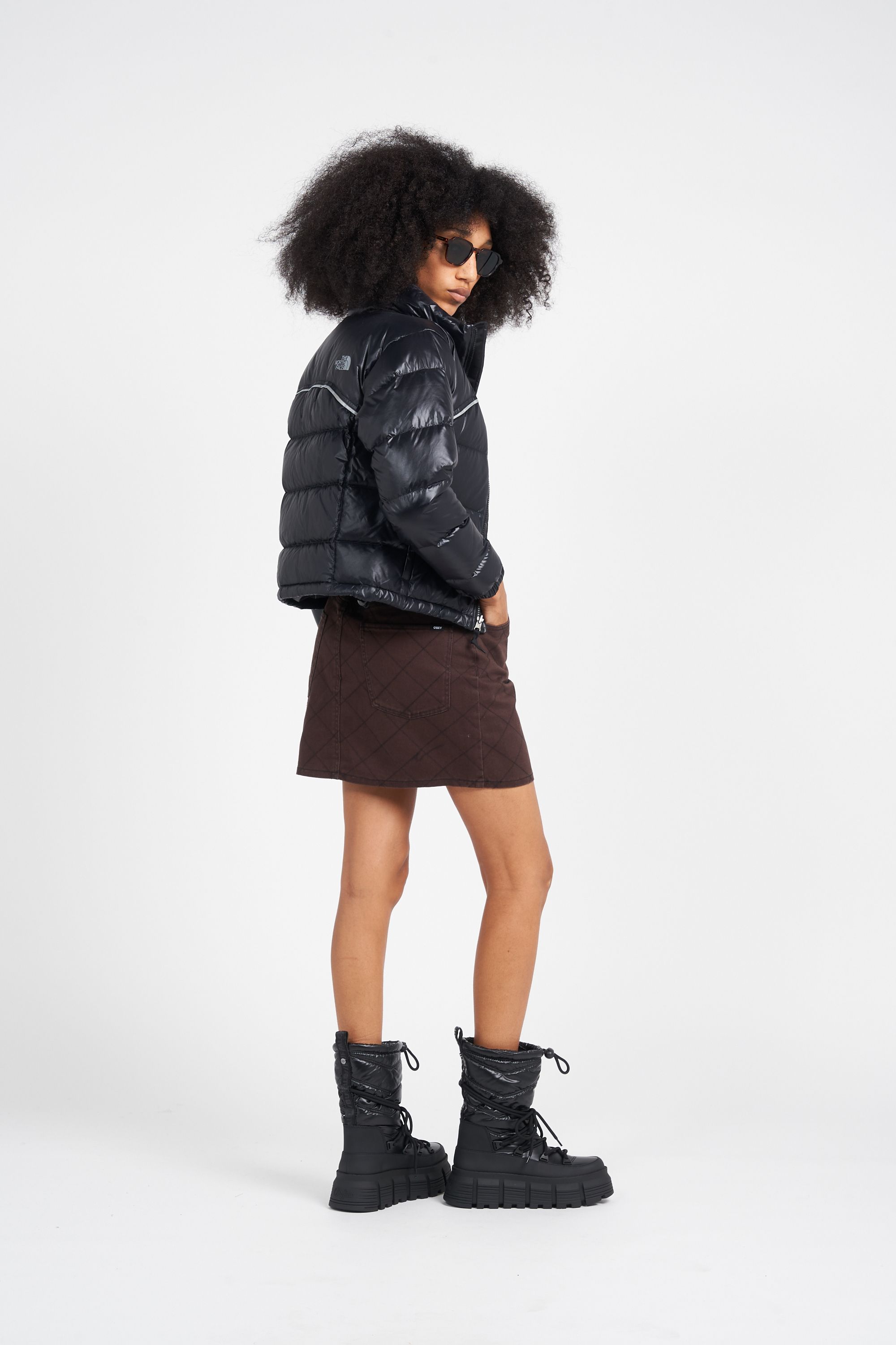 THE NORTH FACE Doudoune W 2000 RETRO NUPTSE JACKET Noir